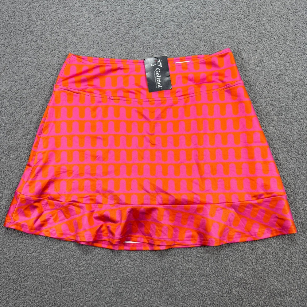 NEW Golftini Skort Women's Small Pink Push Up Pop Ruffle Golf Tennis Athletic